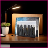 Desk Mail Organizer Countertop Mail Holder Envelope Organizer Metal Storage Rack Cutout Mail Design 
