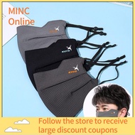 MINC ONLINE Washable Sun Protection Face Nylon Face Cover Reusable UV Face Shield Trendy Solid Color Ice Silk Face Running Riding