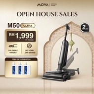 MOVA M50 Ultra Wet Dry Floor Washer & Vacuum Cleaner | First Foldable Handle | Tri-Edge Cleaning | 1