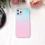 iPhone / Samsung 藍粉紅粉彩 半包硬殼 手機殼【客製】