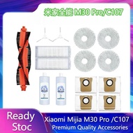 Xiaomi Mijia Omni M30 Pro C107 Robot Vacuum Cleaner Accessories Main Brush Side Brush Hepa Filter Dust Bag Spare Parts