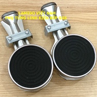 COMBO 2 Bộ họng đầu đốt bếp gas hồng ngoại CERAMIC 9CM l Ống Điếu FUJISHI - ( Kèm Bass gắn + Vít) -