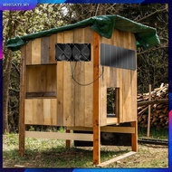 [whiskyy.my] 15W 12V Solar Fans IP65 Waterproof Exhaust Fans Kit for Chicken Coop Greenhouse
