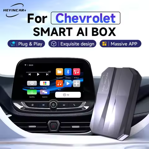 HEYINCAR Smart AI Box Wireless Android Auto CarPlay For Chevrolet Onix TRAX TRAVERSE BLAZER EQUINOX 