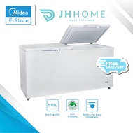 Midea 670L Chest Freezer WD-670W With White Inner Wall | Peti Beku