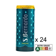 S.Bernardo Can Sparkling Water (24x330ml)