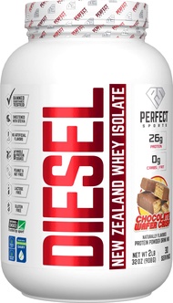 PERFECT SPORTS Diesel 100% New Zealand Whey Isolate - 2lbs Chocolate Wafer Crisp