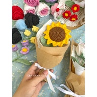 1-flower Wool Bouquet