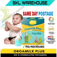 LAZZ Susu Kambing Bayi Orgamilk Plus Original HQ [Formula Step 3 6-36 Bulan] 550g