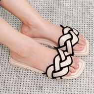 BATA - CASUAL WOMEN'S SLOP SANDALS ON THE CENTIPED MODEL BATA WOMEN'S FLAT SANDALS ANTI-SLIP BATA OR