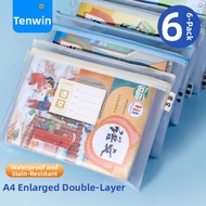 TEN-WIN | Translucent A4 Document Bag