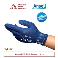 Ansell HYFLEX Gloves 11-819 Antistatic Ultra-Thin Nitrile Foam (Compatible Touchscreen Industrial Sa