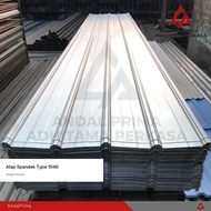 Atap Spandek 0.30mm x 3 Meter Type 1040 - Spandeck Zincalume