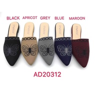 Korean women suede point hlat shoes