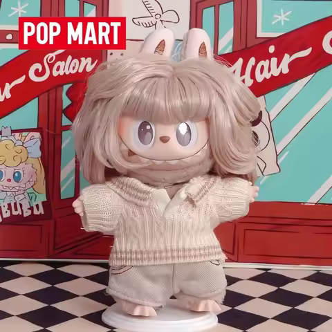 Labubu 2026 Genuine Latest In Stock Popmart Labubu Retro Hair Salon Series Surprise Blind Box Bags P