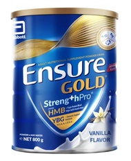 ENSURE GOLD VANILLA 800G HMB+YBG- NEW FORMULA