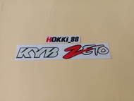 Stiker shock kyb sticker shock motor kyb zeto