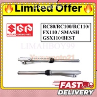 SUZUKI RC80 FRONT FORK ASSY pnp RC100 RC110 FX110 SMASH GSX110 BEST FORK DEPAN BATANG FORK FX GSX 11