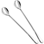 Rainspire 9-Inch Long Coffee Spoons for Coffee Bar, Coffee Stirrers Ice Cream Spoon Tea Spoons Stain