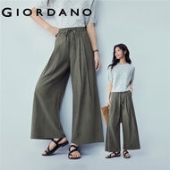 GIORDANO WOMEN Women Pleated Casual Pants 18416003
