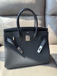 Birkin 30 黑銀