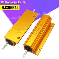 RX24 100W Aluminum Power Metal Shell Case Wirewound Resistor  0.01R ~ 9R  0.01R 0.1R 0.3R 0.5R 0.68R