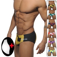 Men's Printed Swim Briefs With Push Pad 9 Colors Available GG092