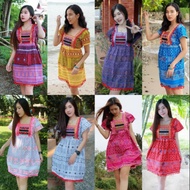 Gamin Dress Hill Tribe Korean Style Dress​ Pure Cotton.