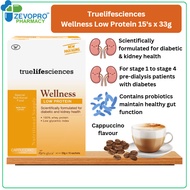 Truelifesciences Wellness Low Protein (15 Sachet) Cappucino [Stage1-4 pre-dialysis] Exp: 05/2028