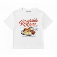 Graizx - Riverside Diner Crop Top