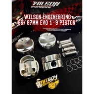 Wilson Engineering 86mm 87mm Evo 1-9 Piston Forged