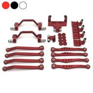 WPL C64 C64-1 Metal Chassis Link Rod Pull Rod Mount Shock Mount Servo Bracket Set 1/16 RC Car Upgrad