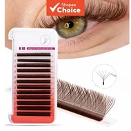 6D W 0.07D Mixed Multi Color False Eyelash Grafting