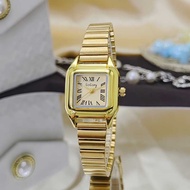 Small Small Dial Square Ladies Watch Retro Foreign Trade Wrist Watch Watch Medieval Style Small Gold