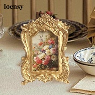 [Ioensy] Vintage Photo Frame 2.3 X 3 Desktop Ornate Elegant Picture Frame Photo
