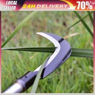 45/57cm Length Gardening Tools Sickle Knife Steel Handle Sabit Rumput Batang Kayu Sabit Pisang Buah 