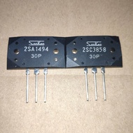 TRANSISTOR SANKEN 30P 2SA1494 2SC858 ORIGINAL JAPAN. TR SANKEN 1494 3858 30P