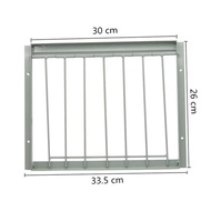 QEFEE 30/40x26cm Cửa gác xép bồ câu Có thể tháo rời Bẫy Cửa bẫy Lồng Bắt Chim Lối vào đơn Cửa ra vào