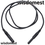 WISDOMEST 1/2pcs Meter Test Lead Extension, 4mm 100CM/ 39.37inch Male-to-Female Banana Plug, CATII 1