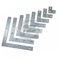 Flat Corner Bracket. Steel L Shaped Flat Fixing Mending Plates. Zinc Alloy L Shaped Corner Bracket. 
