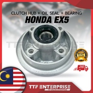 HONDA EX5 CLUTCH HUB + OIL SEAL + BEARING SET SPROCKET CLUTCH HUB SPOKET HUB SPOKET COMPLETE SET EX5