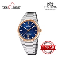 Festina Swiss Made F20065/2 Analog Silver Stainless Steel Strap Watch For Men