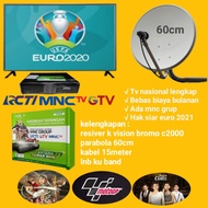 60cm mini satellite dish and k vision bromo c2000