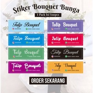 Flower bouquet stickers - flower bouquet stickers - bouquet stickers 1 pack contains 100