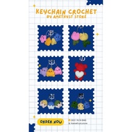 GANTUNGAN Crochet Keychain Crochet Keychain/