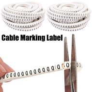 2-1Sets 500Pcs White Cable Marking Label - Tag Assortment Tool - Wire Marker Tags - Cable Wire Marke