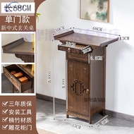 BW-6💚Solid Wood Altar Buddha Shrine Household Altar Cabinet Altar Simple Incense Burner Table Chinese Shrine Buddha Wors