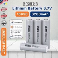DMEGC 18650 Battery 3.7V 3200mAh INR18650-32E High Capacity 3C 10A Discharge Rechargeable Li-ion Cel