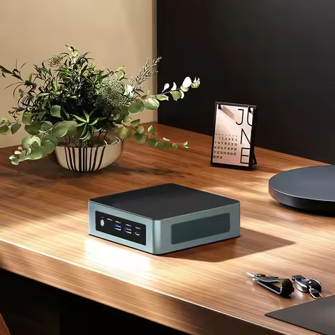 Cheap Amd Mini PC Ryzen 9 6900HX 7 6800H ES 8Core 2xDDR5 2xLAN 2.5G NVMe USB4 Windows 11 Pro Mini Ga