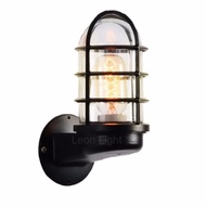 Leon Light โคมไฟผนังกรงนกแก้วใส พร้อมหลอด LED 5วัตต์ แสงวอร์มรุ่น GSK0805